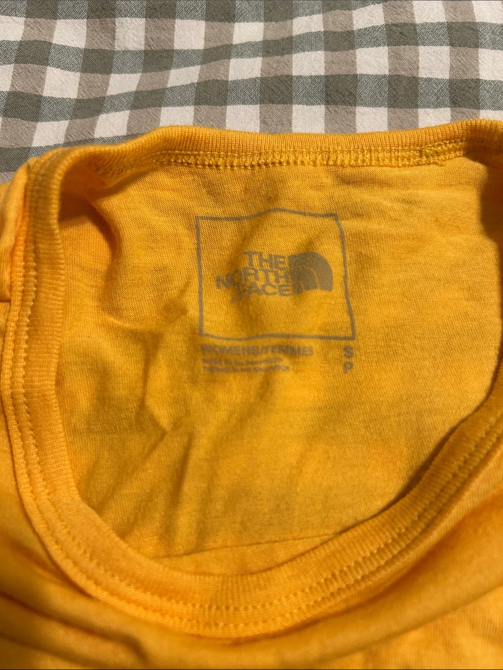 The North Face Women’s Yellow Graphic 'Never Stop Exploring' Tee - Picture 2 of 3